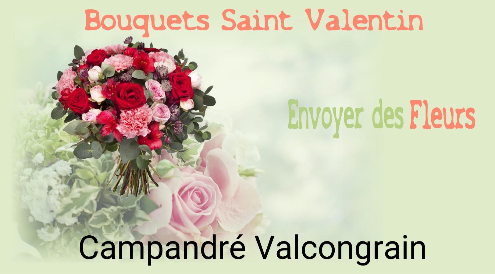 Roses de Saint-Valentin livrées à Campandré-Valcongrain